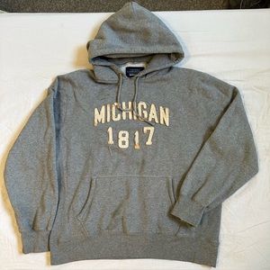 Heavy Michigan Campus Crew Hoodie
